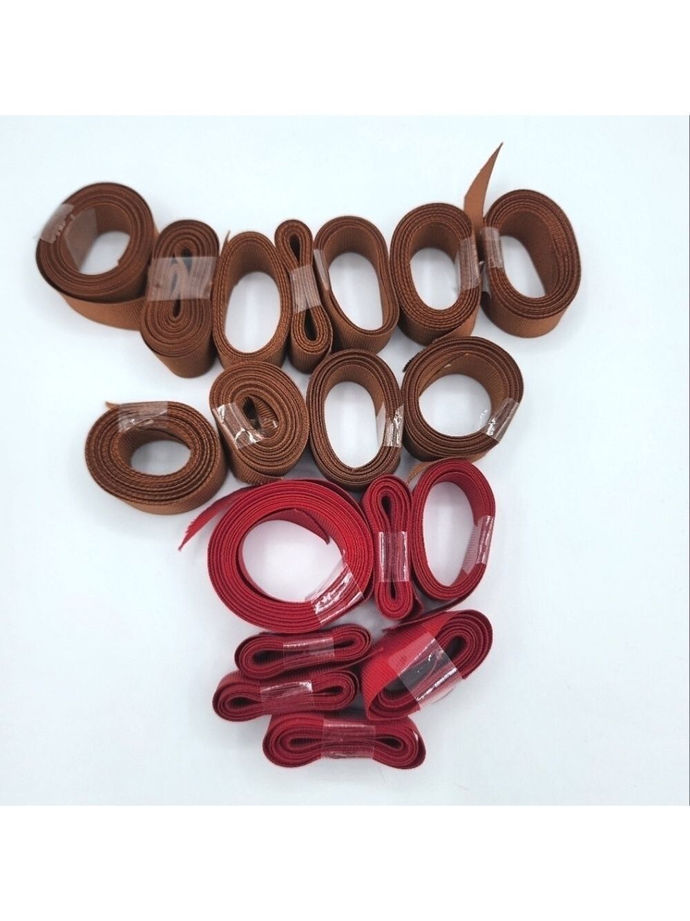 Red & Brown Ribbon Bundle - Picture 2 of 7